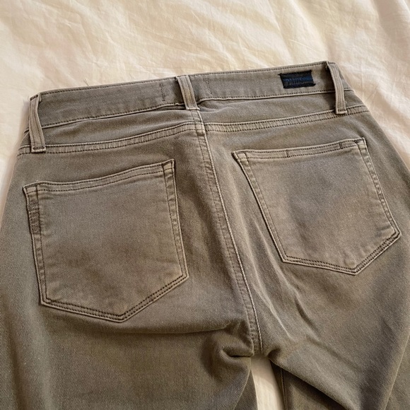 Paige Verdugo Ankle army green jeans 27 - Picture 6 of 10